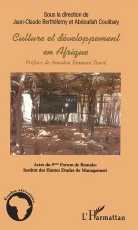 Culture et développement en afrique